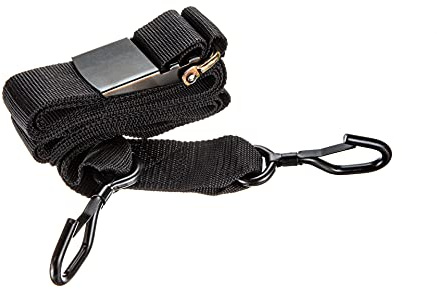 Attwood 15221-7 Quick-Release Gunwhale Strap — 2-Inch-Wide Webbing, Quick-Release Buckle, J-Hook, 13 Feet Long