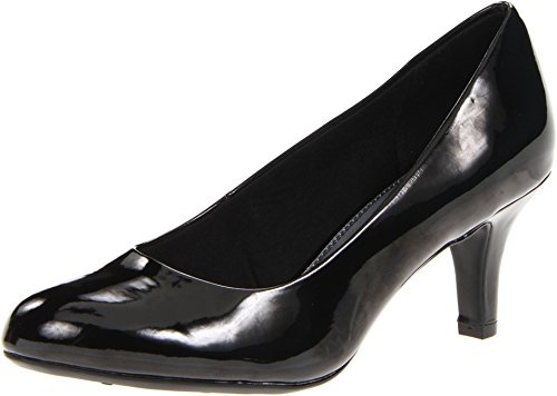 LifeStride Femme Parigi Pompe de Robe, Noir laqué, 38 EU