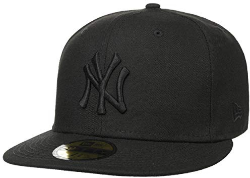 New Era New York Yankees MLB Black On Black 59Fifty Basecap - 7 3/8-59cm (L)
