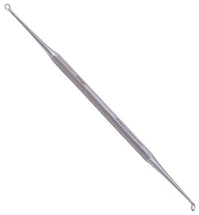 Blackhead Remover Comedone Extractor Tool - Dual Loop Whitehead Blemish Acne Removal - Skin, Facial, Pimple, German Stainless Steel - by The Unique Edge