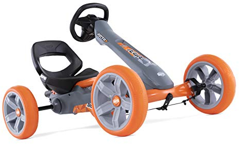 BERG Gokart Reppy Racer | KinderFahrzeug, Tretauto mit Optimale Sicherheid, Soundbox im Lenkrad, Kinderspielzeug geeignet für Kinder im Alter von 2.5-6 Jahren