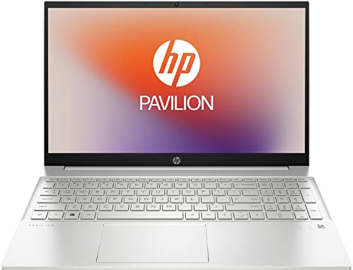 HP Pavilion Laptop 15,6 Zoll Full HD IPS Display (AMD Ryzen 7 5700U, 8GB DDR4 RAM, 512GB SSD, AMD Grafik, Windows 11, Fingerabdrucksensor, QWERTZ Tastatur) Silber