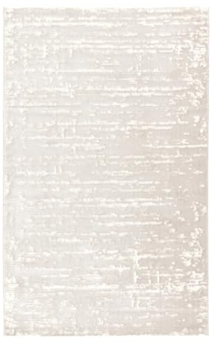 TESSO LIVING Tappeto Salotto Pelo Corto Bianco Sporco 160 X 230 cm, Tappeto Soggiorno Moderno, Super Morbido