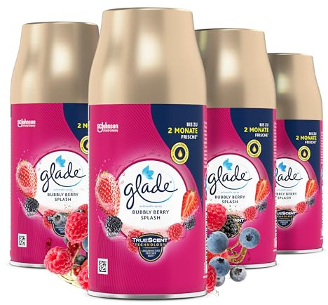 Glade Automatic Spray Nachfüller, Raumduft, Relaxing Zen, 4er Pack | Nachfüller für Glade Automatic Spray (4x269 ml)