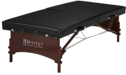 Master Massage Canoga Low Height Super Wide Wider Large Size Portable Massage Table, Yoga Exercise Bed, Thai Massage, Rehab Training Station Hub for Rehabilitation