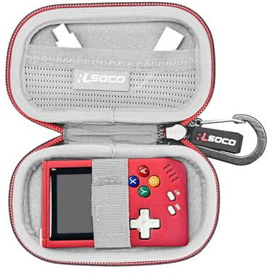 RLSOCO Carrying Case for RG Nano Retro Handheld Game Console (Case Only) | RG Nano Mini Retro Game Handheld Game Console Hard Protective Storage Case Cover with Carabiner