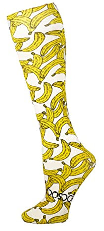 Hocsocx - Innensocken – Unter-Schienbeinschoner – Hockey Fußball Skisport Reitsport - Bananen, M