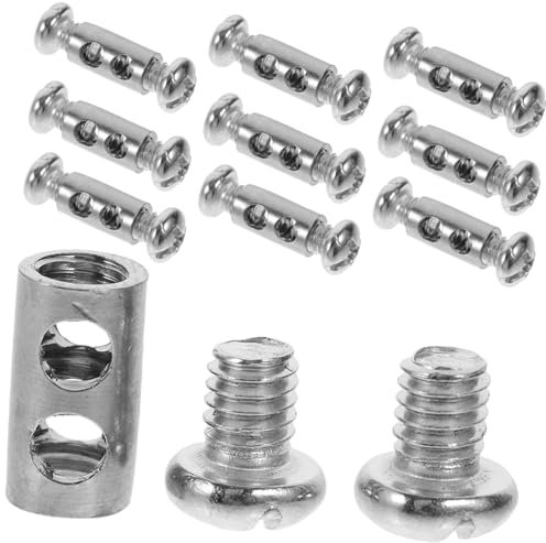 FUNOMOCYA 10st Drahtseil-schließfach Kabelclip Für Deck Kabelklemme Aus Metall Kabelclip-befestigung Aus Metall Doppelte Kabelschraubklemme Seilclip Schlinge Lampen Rostfreier Stahl