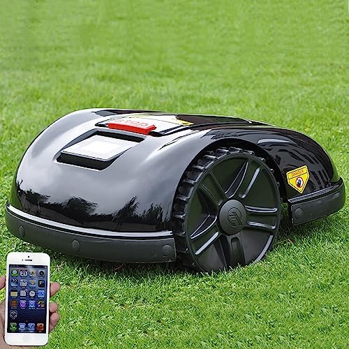 SNBGRYE Robot Lawn Mower, Automatic Charging Garden Mower, 6.6Ah Battery Powered, Anti-Theft, Scheduled Working Time & Rest Time, For Yard/Park (3200㎡), Wifi Remote Control