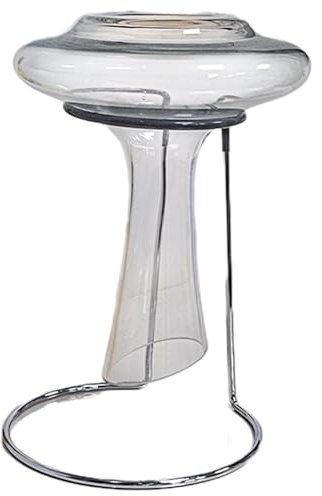 Eoixuqba Support pour carafe à décanter - Support de séchage pour bouteille - Support stable pour sécher les carafes à vin avec dessus en caoutchouc pour éviter les rayures
