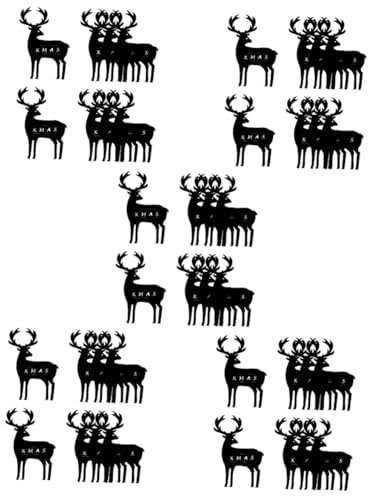 TOPBATHY 40 Pièces à Couverts Elk Porte-argenterie de de Rangement pour argenterie Vaisselle de Noel Vaisselle Noel décorations de Vaisselle Porte-Vaisselle Wapiti Feutrine
