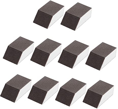 IWOWHERO 10stücke Ersatzschwämme Aus Emory Multifunktionale Kratzschwämme Für Küche Und Haushalt Zum Reinigen Von Töpfen Wänden Und Mehr Robust Und Wiederverwendbar Hochwertige