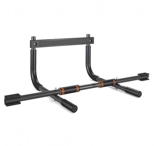 YedZen Klimmzugstange Türrahmen, Pull Up Bar Door Frame, bis 200kg Traglast, passend bis 85cm breite Tür, zum Einhängen ohne Schrauben, Klimmzugstange für Türrahmen