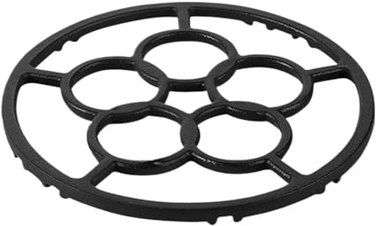 Sghtil Anneau de brûleur,Anneau en fonte multifonction pour cuisine - Accessoires Réutilisables pour cafetières, casseroles et ustensiles de cuisine