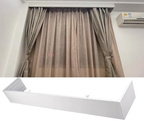 Stylish 5.5m Aluminum Curtain Box with Brackets – Ceiling-Mounted Acoustic Panel for Windows, Elegant Window Treatment Solution, Decorative Curtain Panel for Home Decor