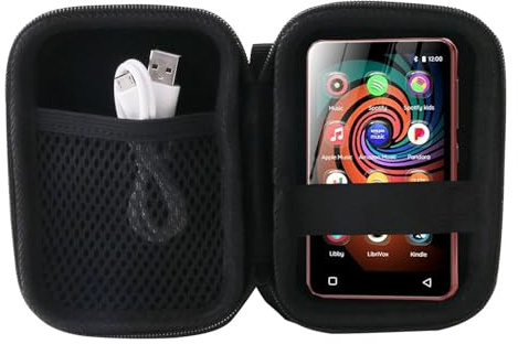 MP3 & MP4 Player Case for innioasis G1/G3/innioasis Y1/Luoran/Ninsiden MP3 MP4 Player and More Brands,Fit for Earbuds, USB Cable, Memory Card (Case Only) (Medium Size)