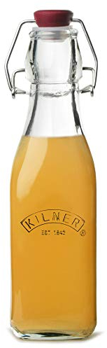 Kilner Clip Top Bottles 250ml - Pack of 6 | Kilner Preserving, Decanting, Olive Oil, Cordial Bottles