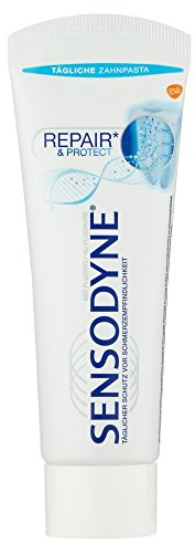 Sensodyne Repair* & Protect Zahnpasta, Tägliche Zahnpasta mit Fluorid, 1x75ML, bei schmerzempfindlichen Zähnen