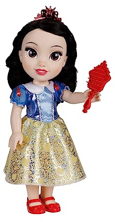 Princesas Disney - Mi Amiga Blancanieves Grande para Niñas – Muñeca de 38 cm de Altura Que Incluye Vestido, Zapatos y Tiara Extraíbles – Muñeca con Preciosos Detalles para niñas con 3 años +