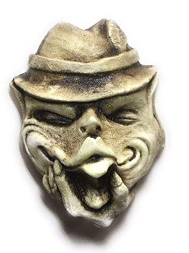 Gargoyle wall plaque MAX.. Garden ornament or Home Decor Stone wall plaque for indoors or for the garden