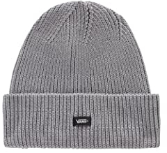 Vans Post Shallow Cuff Beanie – Heather Grey, grau meliert