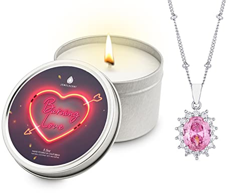Burning Love 5.5 oz. Tin Jewelry Candle (Earrings)
