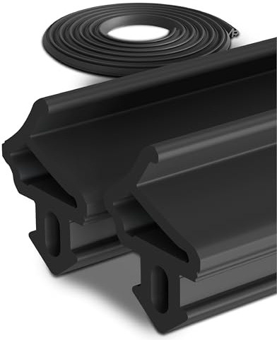 RELAWI Joint de fenêtre de qualité supérieure pour fenêtre ou porte de terrasse - Insonorisant et joint froid - En TPE durable (S-1172, 5 m)