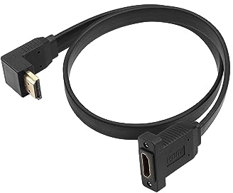 GINTOOYUN Cavo di prolunga HDMI, 4 K a 60 Hz, HDMI maschio a femmina, adattatore 1,6 m, standard HDMI 2.0, per laptop, TV, monitor, proiettori, ecc. (stile 5)