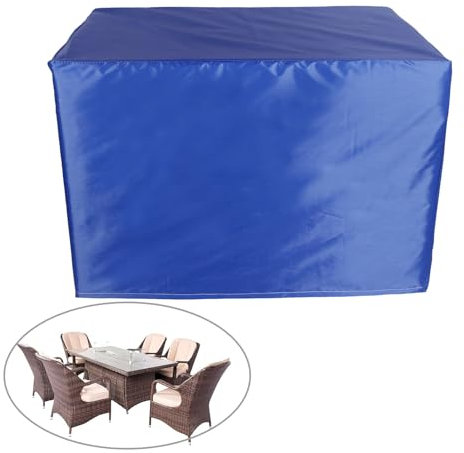 HUJZJY Copertura per Mobili da Giardino di Coperture 50x50x50cm, Copertura Tavolo da Giardino Rettangolare, Impermeabile Oxford Copertura Tavolo Giardino, per Protezione Sedie Tavoli
