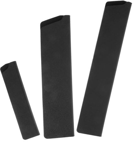Hoement 3stücke Teiliges Küchenmesser Klingenschutz Innenfutter Fleece Schutz Für Kochmesser Und Universalmesser Platzsparend Und Einfach Zu Reinigen