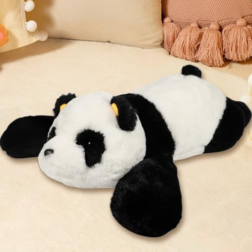 MeHoo Weighted Stuffed Animal, Anxiety Gewichtskuscheltiere 1.5KG, 60CM | Gewicht Kuscheltier Groß Gewichtetes Plüschtier Umarmen Kissen Niedliche Plüschpuppe für Geburtstag (Panda)