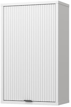 Vicco Badezimmer Eliza, Weiß, 40 x 65 cm | mit eine Tür, wandhängend zur Aufbewahrung von Badutensilien geeignet