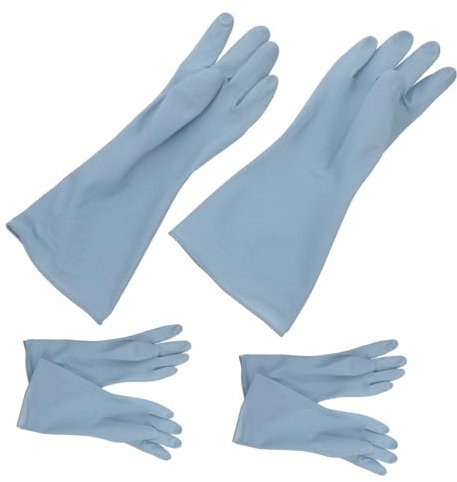 MOBUTOFU 3paare Wasserdichte Handschuhe Für Geschirrspülen Dünne Praktische Reinigungshandschuhe s Für Küche Und Haushalt Für Geschirr Töpfe Und Pfannen