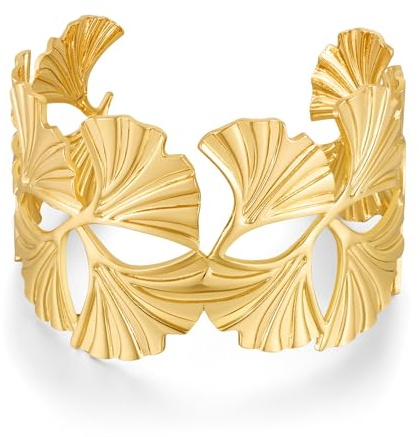 LILIE&WHITE Damen Armreif Offener Handgefertigter Schmuck, Allergiefrei & Farbecht