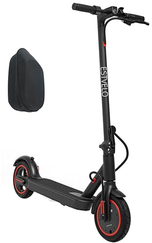 ESTVELO E Scooter mit Straßenzulassung, Max. 20 km/h Geschwindigkeit, 30 km Reichweite, Lange Reichweite,8,5-Zoll-Luftreifen,Duales Bremssystem