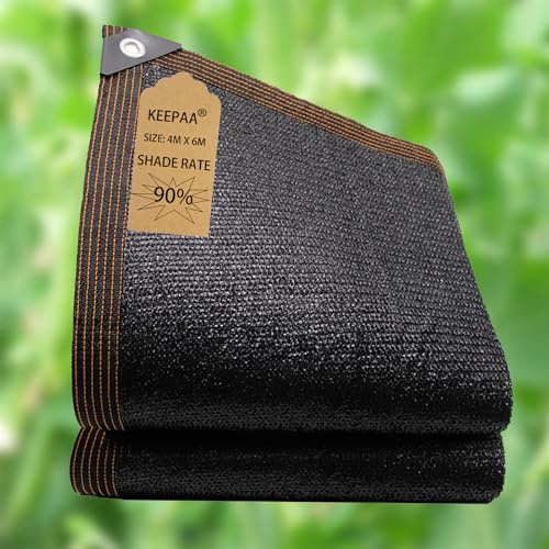 Rete ombreggiante anti sole Protezione-UV - con occhielli Vela ombra Serra Giardino Terrazza Balcone Traspirante Resistente alle intemperie (4m*6m)