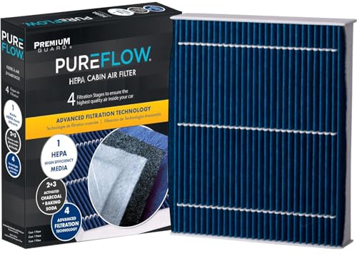 PureFlow HEPA Cabin Air Filter PC99542HX | Fits 2020-2025 Ford Explorer, Escape, 2021-2025 Bronco Sport, 2022-2025 Maverick, 2021-2025 Mustang Mach-E, 2020-2025 Police Interceptor Utility