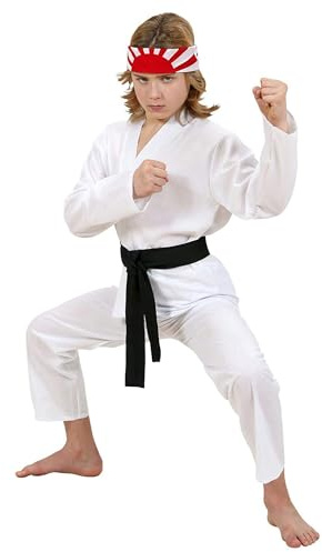 W WIDMANN MILANO Party Fashion - Costume da bambino Karate Kid, sportivo, travestimento per carnevale