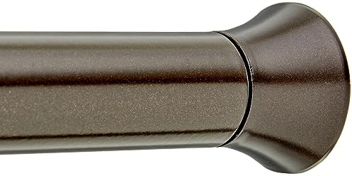 Amazon Basics Verstellbare Duschvorhang-Spannstange, 61 bis 91 cm, Bronze