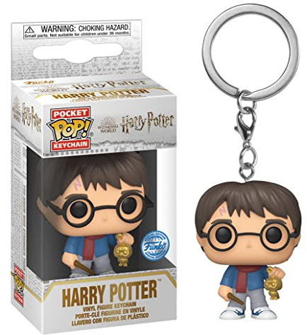 Funko POP! Keychain: Harry Potter Holiday | Offizieller Fanartikel und Merch - Schlüsselanhänger mit Mini Figur für Tasche und Rucksack - Wichtelgeschenk und Mitgebsel