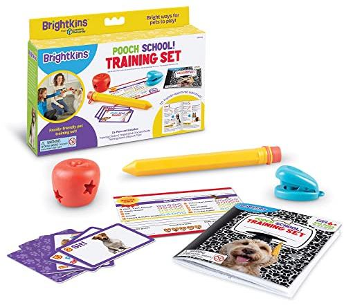 BrightKins Pooch School! Trainingsset Hundetraining Set Hundetraining und Verhaltenslösungen Hundespielzeug Haustier Spielzeug Hundetraining Clickers Training & Verhaltenshilfen für Hunde