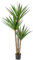 Oairse 5.6ft Artificial Yucca Tree Fake Large Agave Plant with 3 Detachable Agave Heads Tropical Floor Plants Faux Palm Trees for Home Office Corner Indoor Outdoor Decoration, 170cm