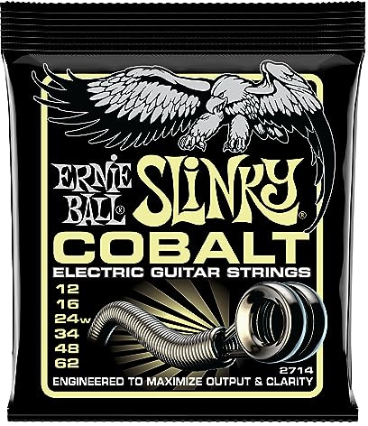 Ernie Ball Mammoth Slinky Cobalt E-Gitarrensaiten, Stärke 12-62