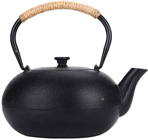 OQHAIR Services à thé Simples et créatifs Pot en Fonte en Fonte Ancien Pot en Fer Service à thé Non revêtu en Fer du sud 800Ml Shh