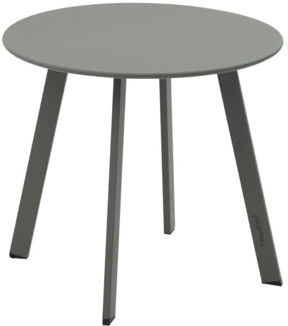 Hespéride - Runder gartenbeistelltisch saona lorbeergrün 70 x 40cm aus Stahl