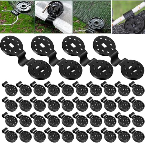 75er Gewächshaus Clips, Kunststoff-Clips für Schutztuch | Sonnensegel Befestigung für Schutztuch,schattennetz,Schattiernetz,Gartenblumenpflanzen Rasenschatten