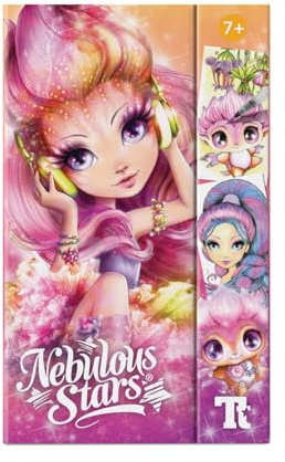 Nebulous Stars 11452 - Aquarell-to-Go Set Pure White, Aquarellfarben Kit mit 16 Illustrationen, inkl. 7 wasservermalbaren Buntstiften, 4 Wasserfarben und einem refillable Brush Pen