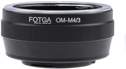 Hersmay OM-M4/3 Objektiv Adapter für Olympus OM Objektiv auf M4/3 MFT Mount Kamera E-PL8 E-PL9 E-M5 E-M10 I II III E-PM2 E-PM1 Pen-F E-M1X/ G7 G9 GF8 GH5 GX7 GX8 GX9 GX85 GX80 GX850 G90 G91
