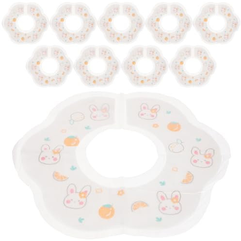 VICASKY 10stücke Wiederverwendbar-lätzchen Aus Weicher Hygienisch Verpackte Praktische Fütterungslätzchen Für Kleinkinder Für Unterwegs Hause Für Jahre Mit Niedlichem Design