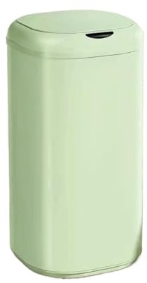 HPTHLY Cubo De Basura con Sensor Inteligente Cubo De Basura para El Hogar Sala De Estar Cocina Cubo De Basura Cubo De Basura De Alto Valor para Interiores Papelera,Verde-29 * 29 * 51,8cm
